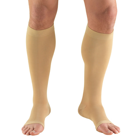 Knee High, Open Toe Stockings, 20-30 mmHg (Truform 865)