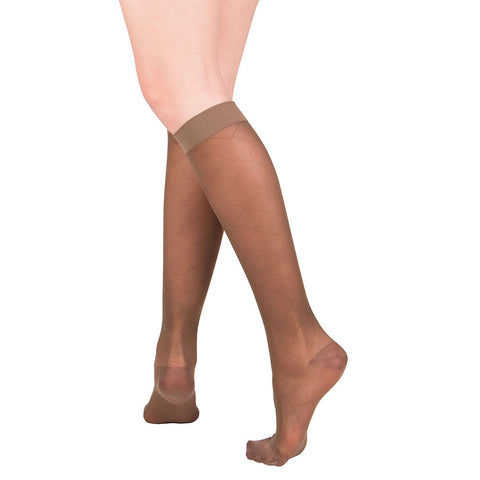 TruForm Women's Lites 8-15 mmHg Knee High Compression Stocking